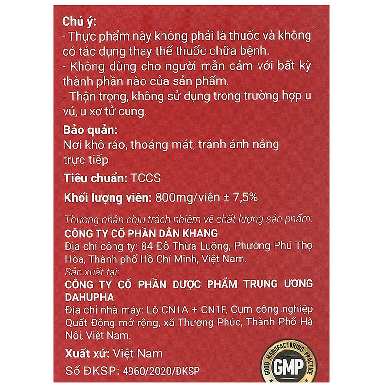 Thực phẩm bảo vệ sức khỏe Marilyn Plus lọ 30 viên - 8